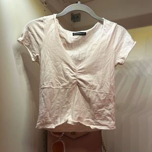 Brandy Melville light pink Gina top